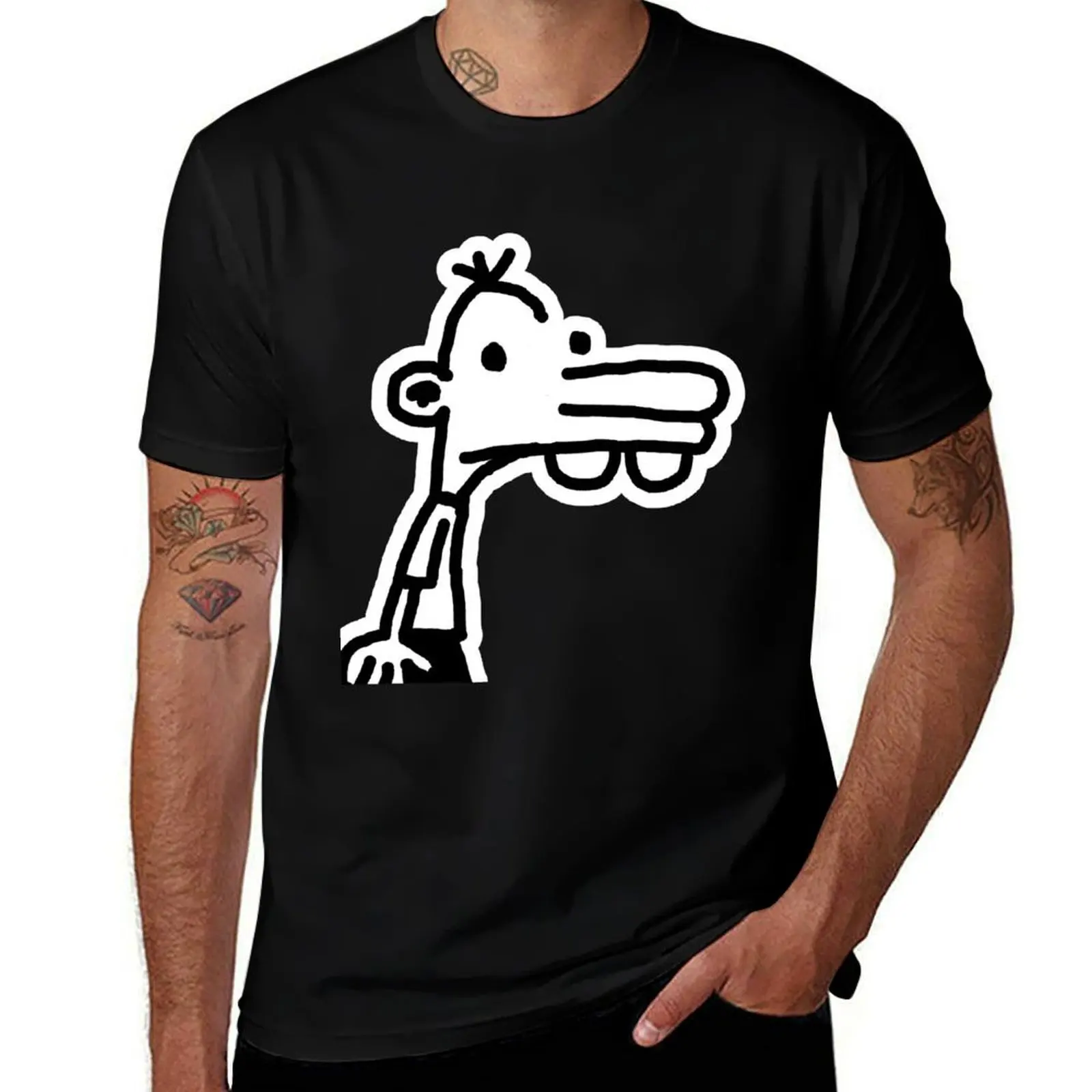 

bad drawing of manny T-Shirt anime t shirts oversize man tshirt T-Shirt