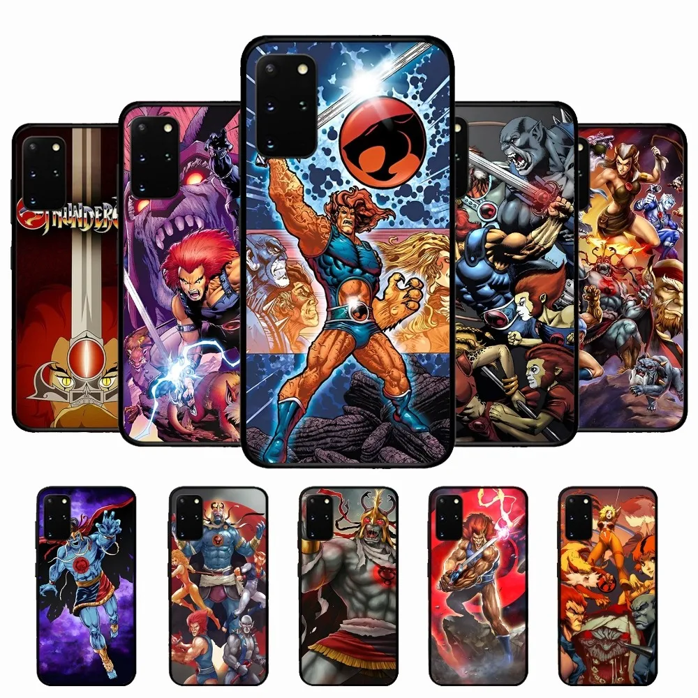 Custodia per telefono Cartoon ThunderCats per Samsung S 9 10 20 21 22 23 30 23plus lite Ultra FE S10lite Fundas