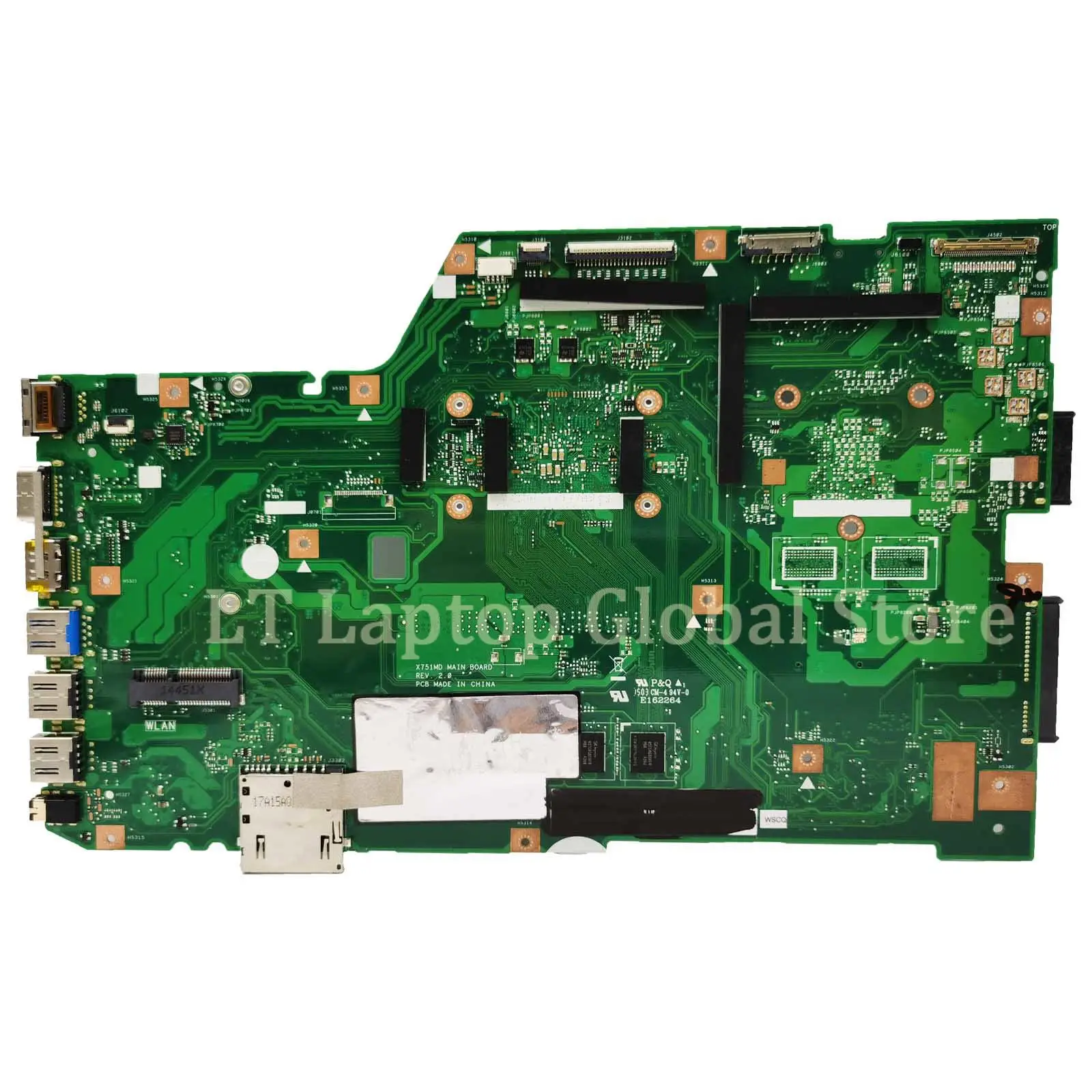 Imagem -02 - Placa-mãe para Laptop Asus X751md K751m R752m K751ma R751ma X752ma X751mj N2940 N3450 N3540 Cpu 2g 4g-ram