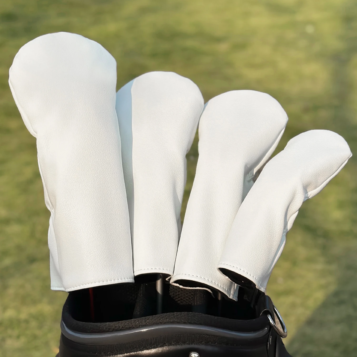 Blank Design Style Golf Club Covers for 1pc/4pcs Driver, Fairway, Hybrids - Head Covers for Golf Clubs