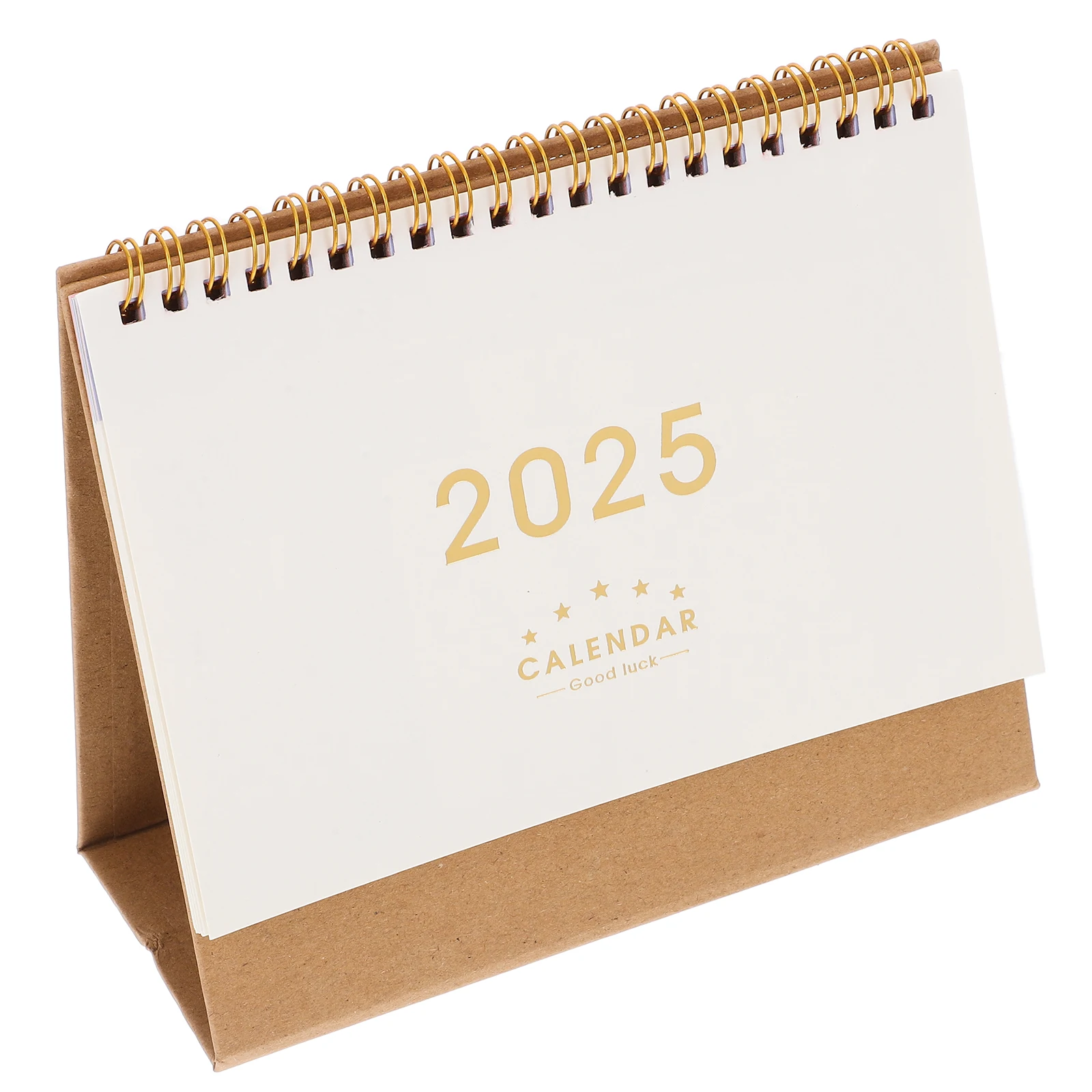 

2025 Desk Calendar Standing Flip Table Paper Memo Calendars Thick Material Smooth Writing Easy To Flip Wide