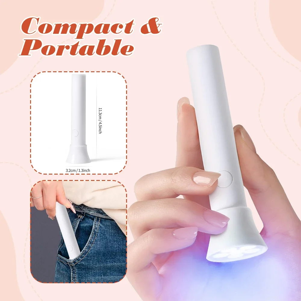يده LED مصباح لتجفيف الأظافر مصباح قابلة للشحن مصباح مانيكير صغير مجفف الأظافر ل هلام الأظافر قابلية مسمار الفن