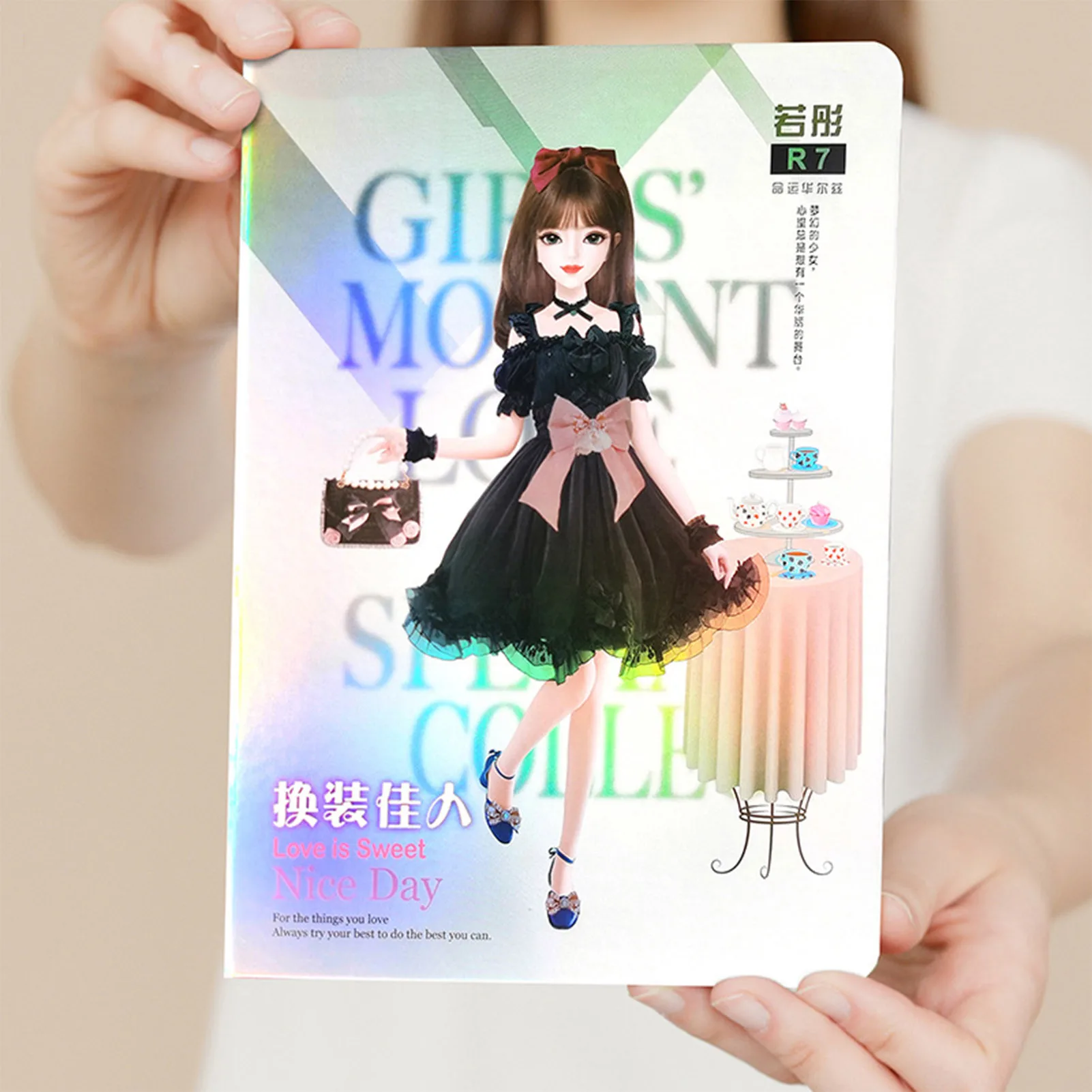 لعبة ملصقات ملصقات على شكل أميرة مغناطيسية يمكنك صنعها بنفسك، مجموعة ألعاب ملصقات محمولة، لعبة تعليمية للأطفال والبنات هدية عيد ميلاد السنة الجديدة #6