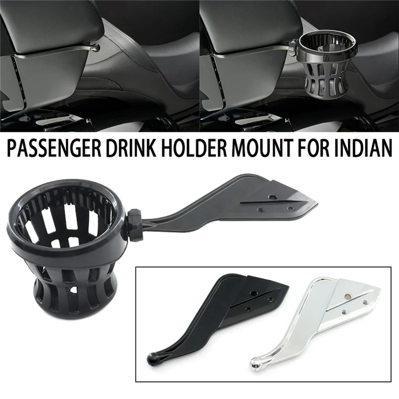 

Dependable-Motorcycle Passenger Drink Cup Holder Mount For Indian Pursuit Roadmaster Dark Horse Pursuit Roadmaster Limited