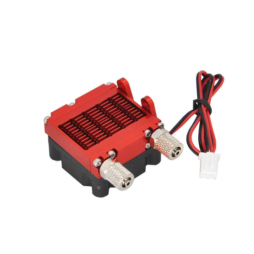 Mini Red Hydraulic Radiator Metal CNC For 1/14 RC Hydraulic Excavator EC160E E011 K336GC Huina 1580 Parts