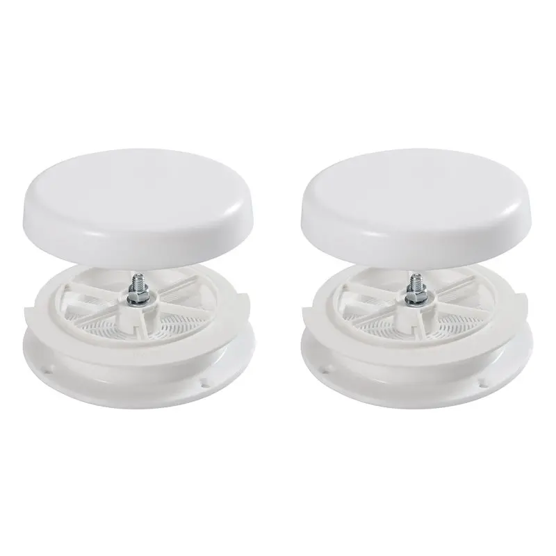 ABKJ-RV Roof Mushroom Vent Plumbing Vent With Water Cover Guard Cap For Keystone Camper Trailer Homes Campers, 2Pack