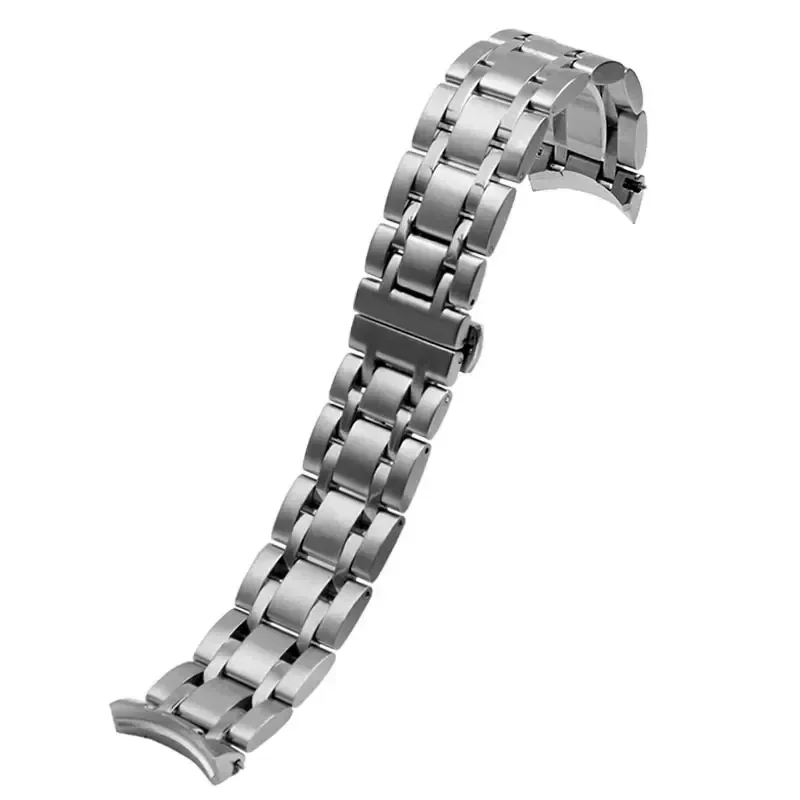 22 مللي متر 23 مللي متر 24 مللي متر نهاية منحنية الفولاذ المقاوم للصدأ الساعات ل تيسو 1853 Couturier T035 حزام (استيك) ساعة النساء الرجال حزام سوار