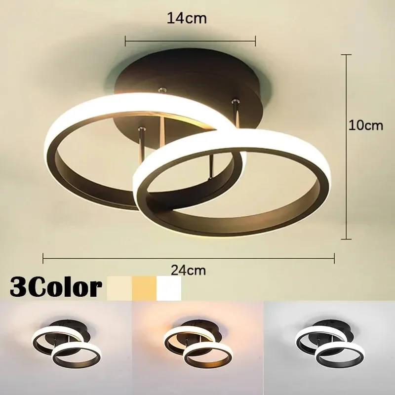 Modern Minimalist LED Ceiling Light For Bedroom Balcony Home Chandelier Corridor Lighting AC110V-220V Indoor Lighting Fixture