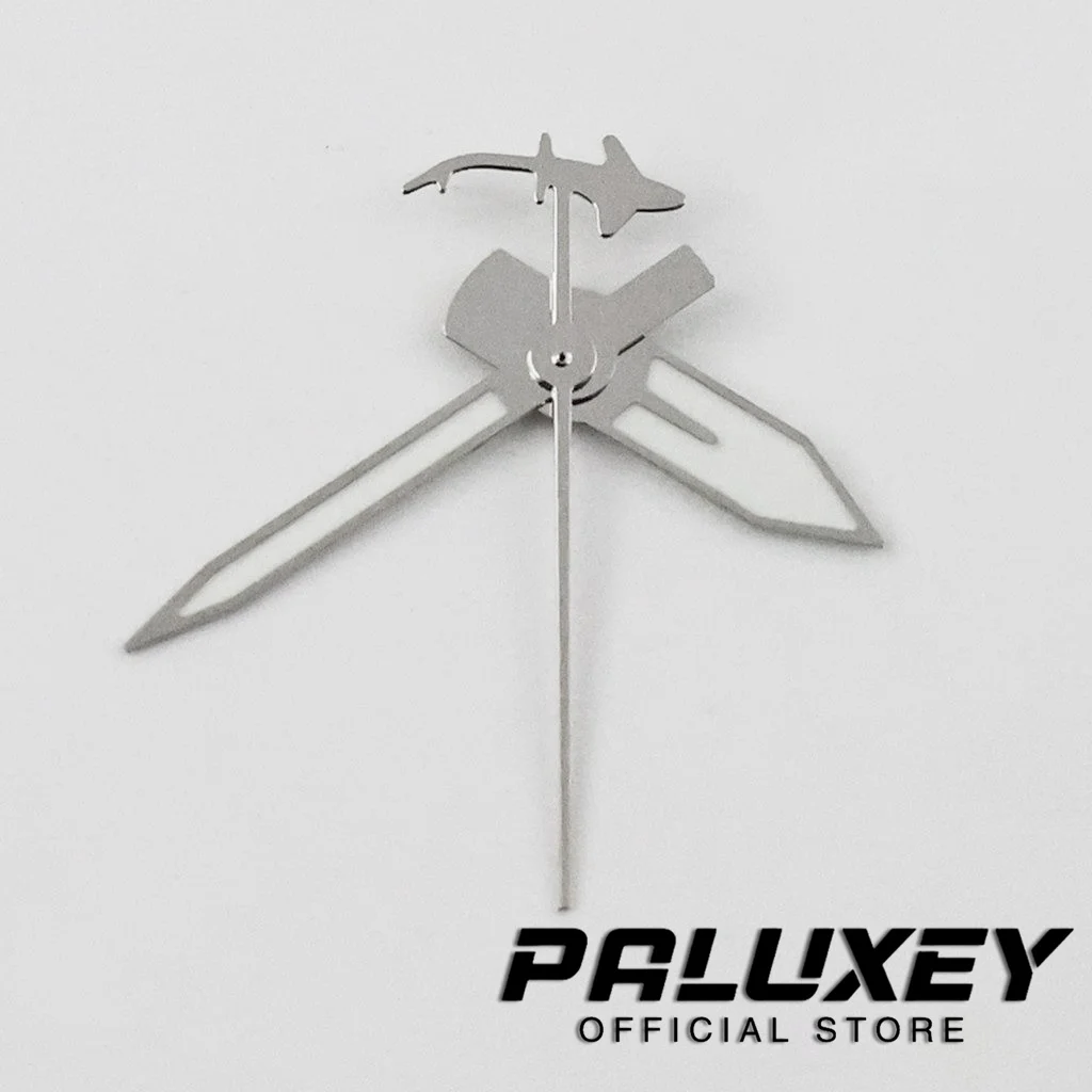 C3 Leuchtende Uhren Zeiger Shark Sekundenzeiger Teile Passend für NH34 NH35 NH36 NH38 NH39 NH70 NH72 Uhrwerk Uhrzeiger