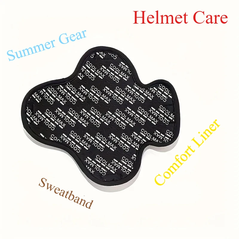 1PC Motorcycle Helmet Sweat Absorbent Pad Ventilated Adjustable Liner Quick Dry Cooling Insert Unisex Cycling Accessory