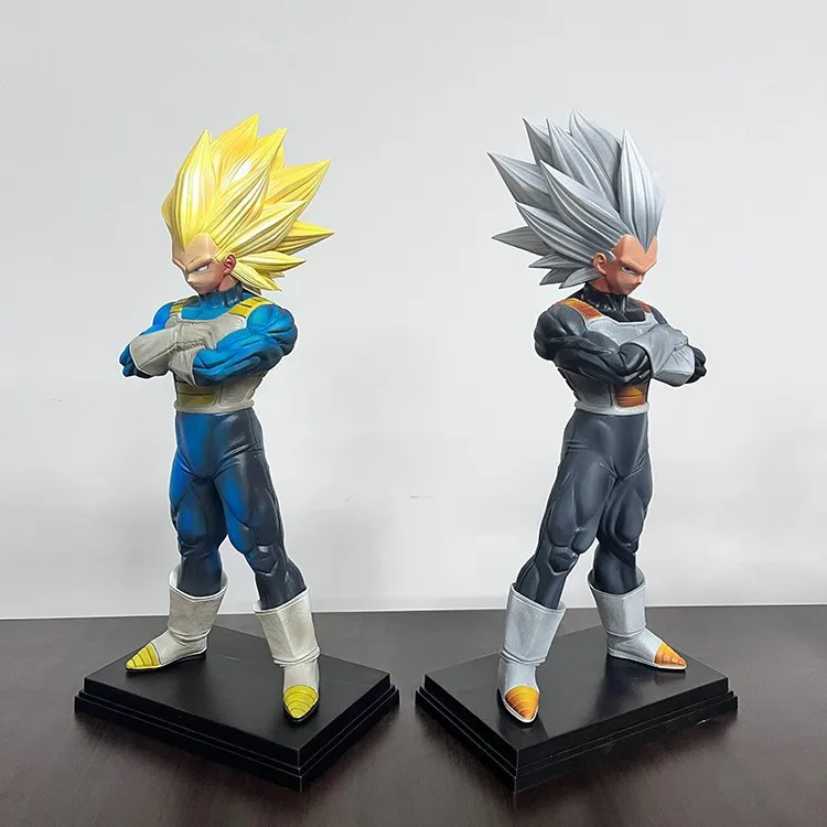 

New Anime Desktop Collection And Decoration Super Three Vegeta Super Saiya Manual Anime Model High Quality Character Model Gift