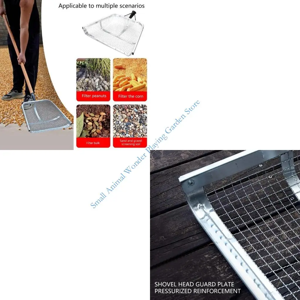 

C9GC Professional Grade Sifter Shovel с комфортной ручкой для садоводства и сельского хозяйства