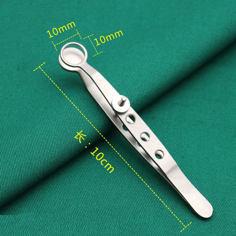 Stainless Steel Blepharoplasty Tweezers Bicuspid Cyst Clip Scattered Granuloma Clip Ophthalmic Tweezers