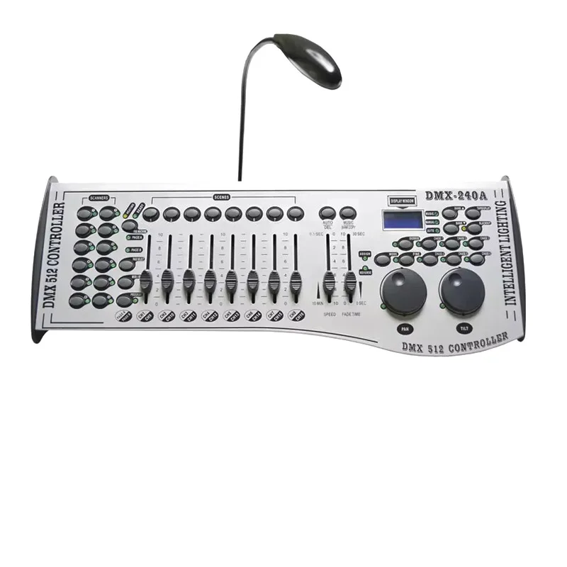 

Fast shipping New 240 lighting controller Stage Lighting DJ equipment computer dmx console for par led moving head stage lights