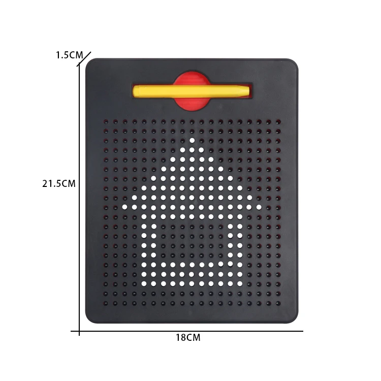 1 opakowanie, tablica magnetyczna ze stalową kulką, czerwono-czarna, dwustronna, graffiti, idealny prezent świąteczny.