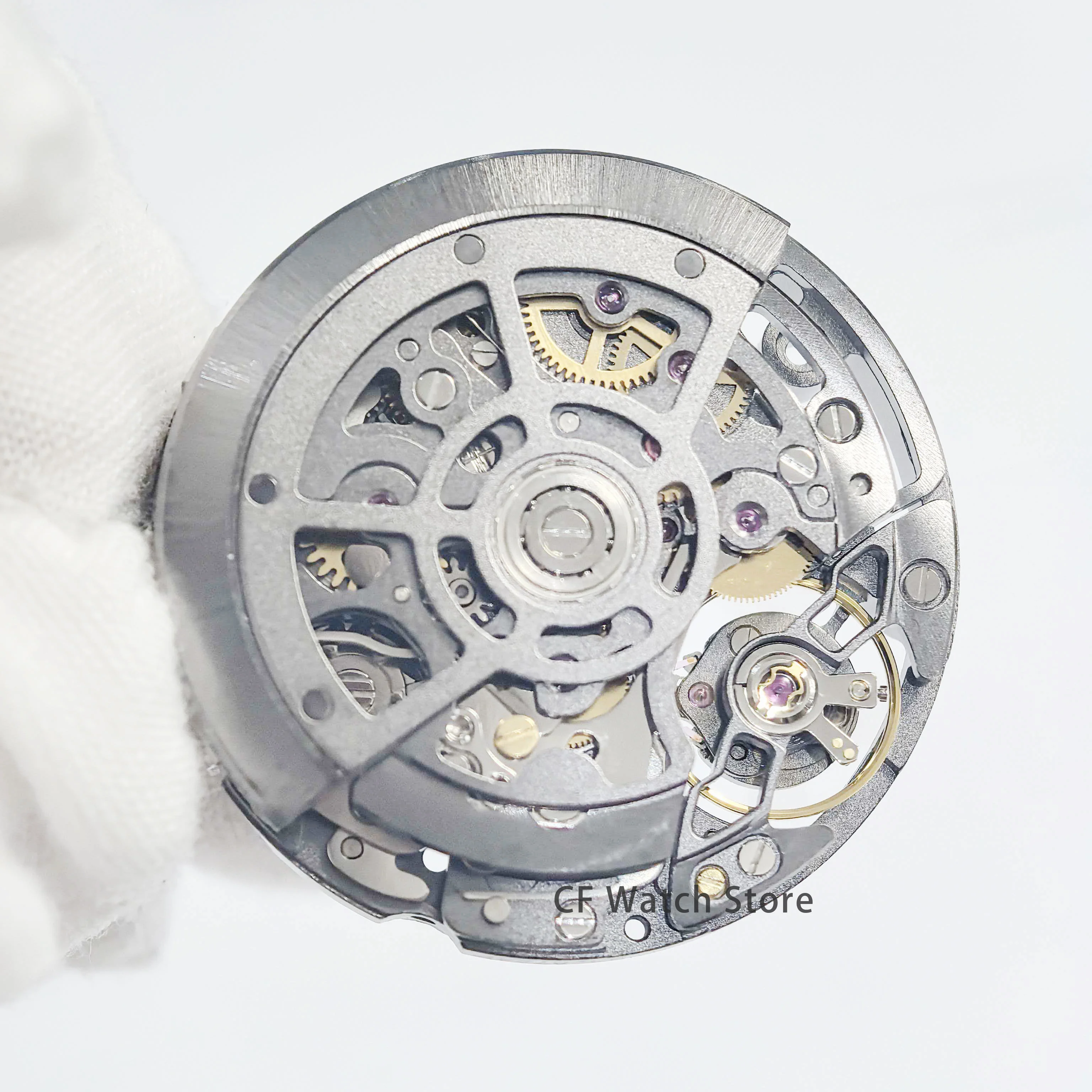 Super 4802 Skeleton Replace Kit Movement Automatic Watch Movement 3.6.9 for Asian 4130 Machine Replacement Repair Movement