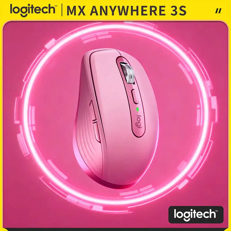 

Компактная мышь Logitech MX Anywhere 3S, эргономичный дизайн, перезаряжаемая, с быстрым прокруткой для портативных ПК Mac
