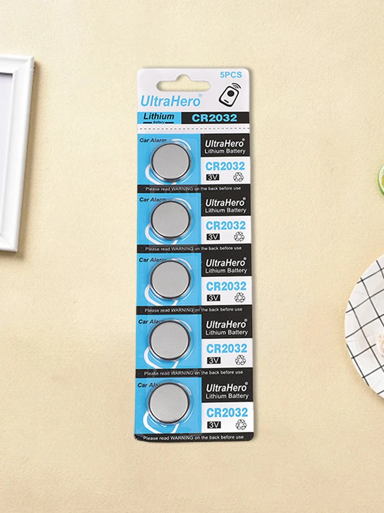 Control Button Coin Cell 5-100PCS CR2032 CR 2032 Button Battery 3V Lithium Battery For Watch Toy Calculator Car Remote