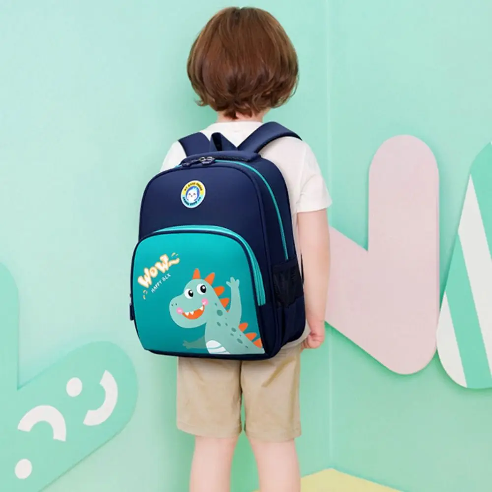 Funny Cute Cartoon Dinosaur Backpack Lightweight Breathable Children's Schoolbag Dinosaur Pattern Kindergarten Schoolbag Boy