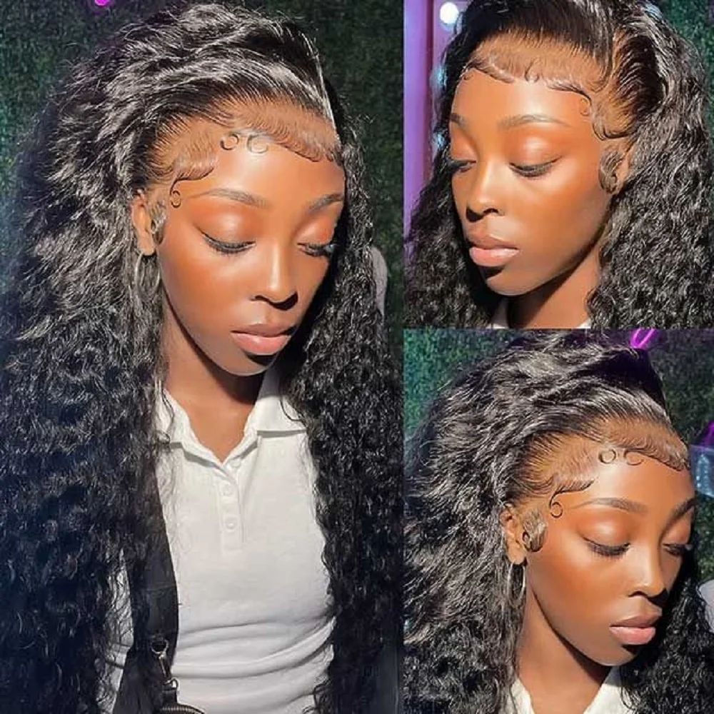 

Lace Front Wigs Human Hair 13x4 HD Lace Front Wigs Human Hair 200% Density Water Wave Lace Front Wigs Human Hair Glueless