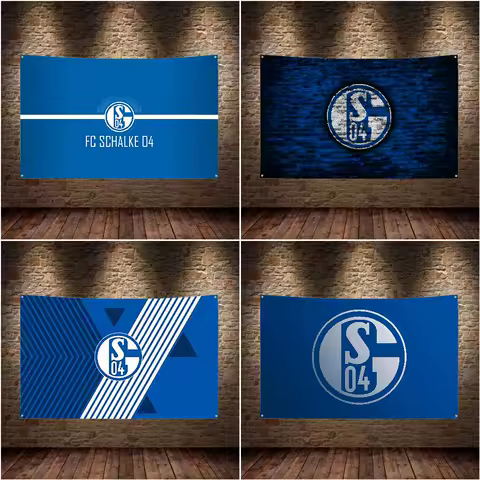 S-Schalke 04 Flags Room Decor Outdoor Decors Personalized Items Flags For Bedrooms Home Funny