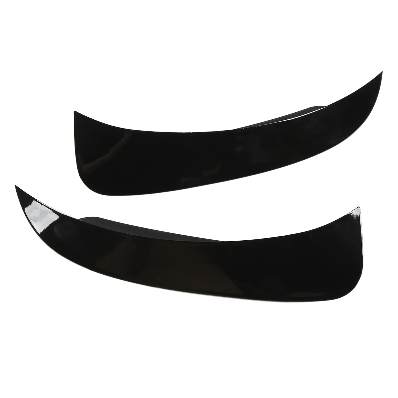 جديد 2 قطعة زعانف المصد الخلفي الأسود اللامع استبدال لمرسيدس GLA Class X156 GLA200 260 GLA45 AMG-Line 2013 ‐ 2019