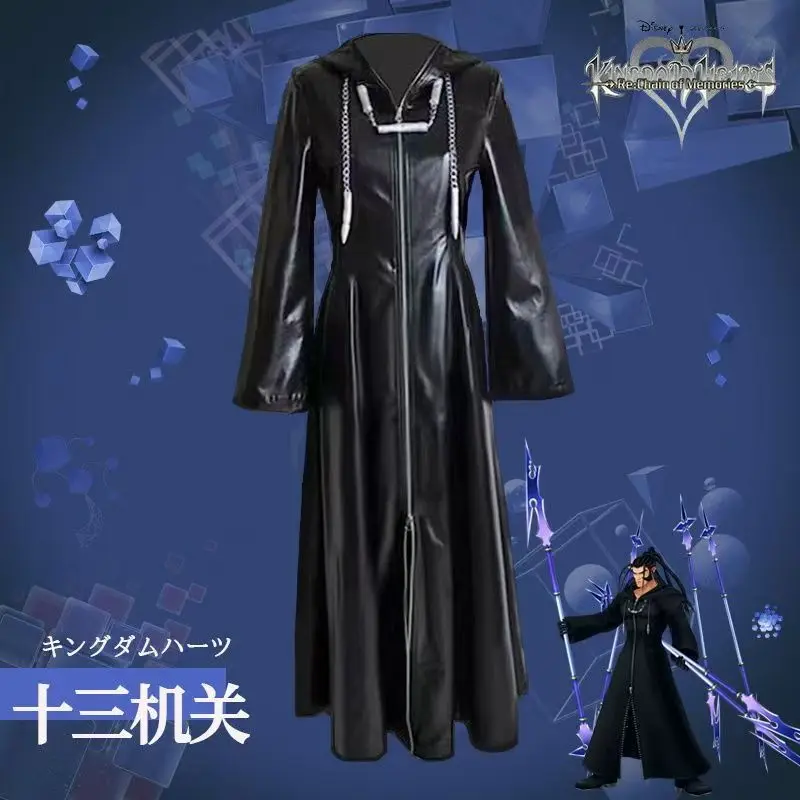 

Kingdom Hearts Inspired Organization XIII Robe - Black Witch Cosplay Costume for Men & Women