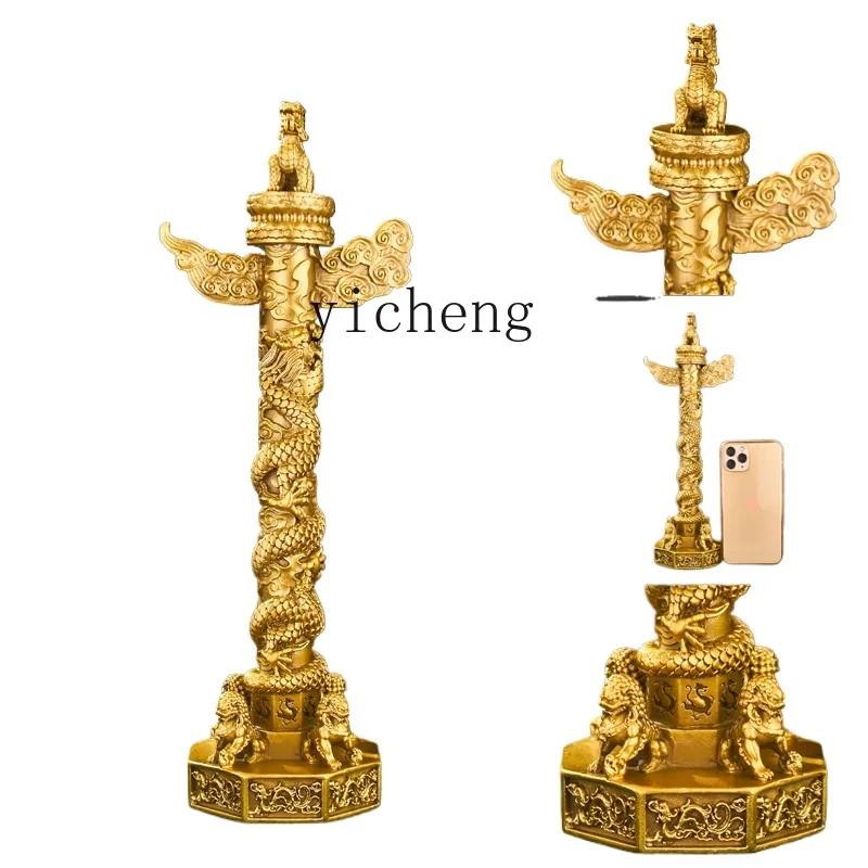 Tqh Decoration Exquisite Ornamental Columns Erected in Front of Palaces, Tombs, Etc Decoration Chinese Column Dragon