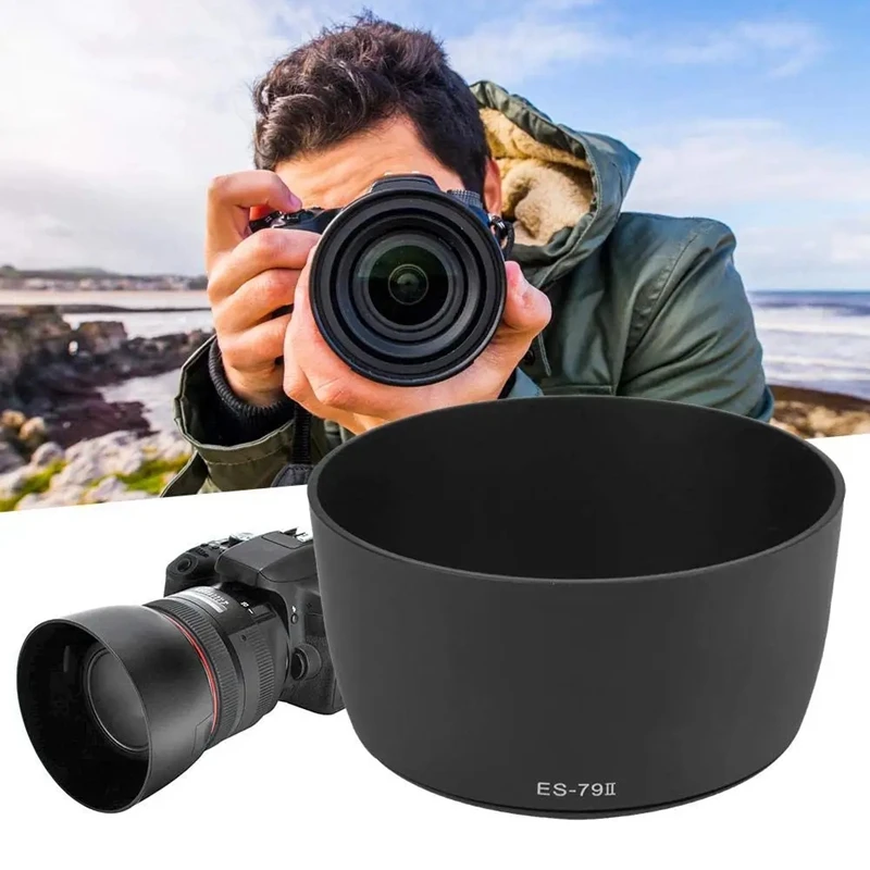 ES-79II Lens Hood For Canon EF 85Mm F/1.2L, 80-200Mm F/2.8L Lenses