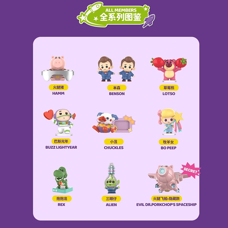 Disney pixar toy story brinquedo vida série figura caixa cega periférica ornamentos de mesa presentes bonitos