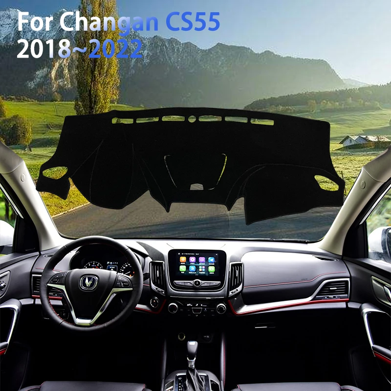 

For Changan CS55 2018 2019 2020~2022 Dashboard Pad Dustproof Sun-shading Non-slip Protector Sunshade Cover Interior Mouldings