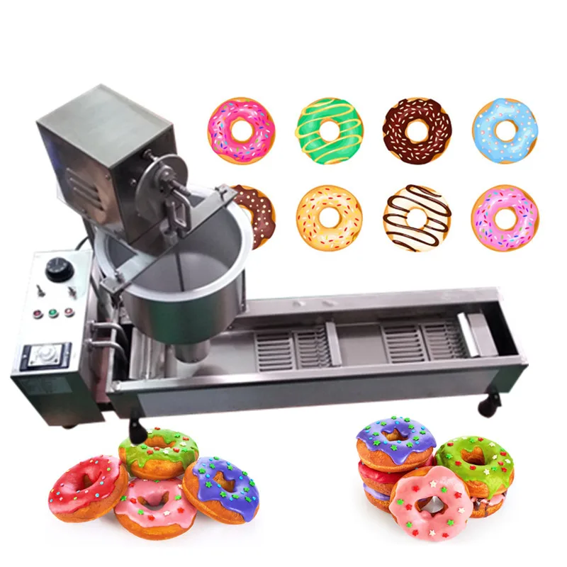 صانعة الدونات سهلة التشغيل / آلة دونات صغيرة بقدرة 3000 وات / T-101 لصنع الدونات التجارية T-101