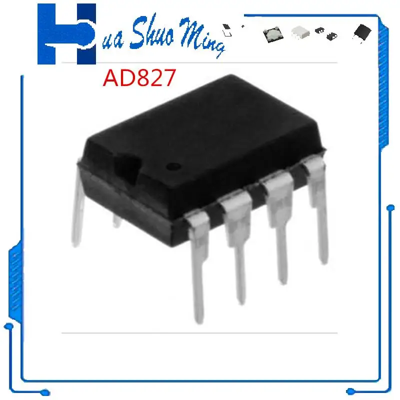 

5PCS/LOT AD827 AD827JN AD827JNZ DIP8