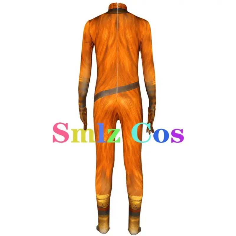 Der gestiefelte Kater Cosplay Der gestickte Overall Kostüm Erwachsene Kinder Body Umhang Hut Halloween Party Leistung Zentai Set