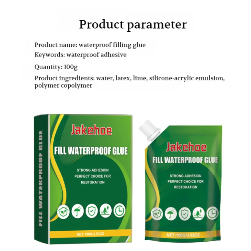 Can be manually repaired waterproof material waterproofing paste Fast curing Waterproof and leakproof