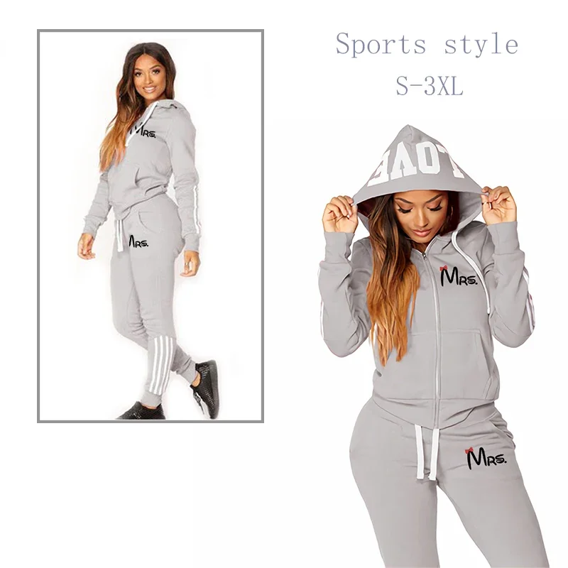 

Slim Fit Women's Tracksuit Casual Two Piece Sets for Women Jogging Outdoors High Quality Comfortable Gym Zip Hoodie Sports Daily