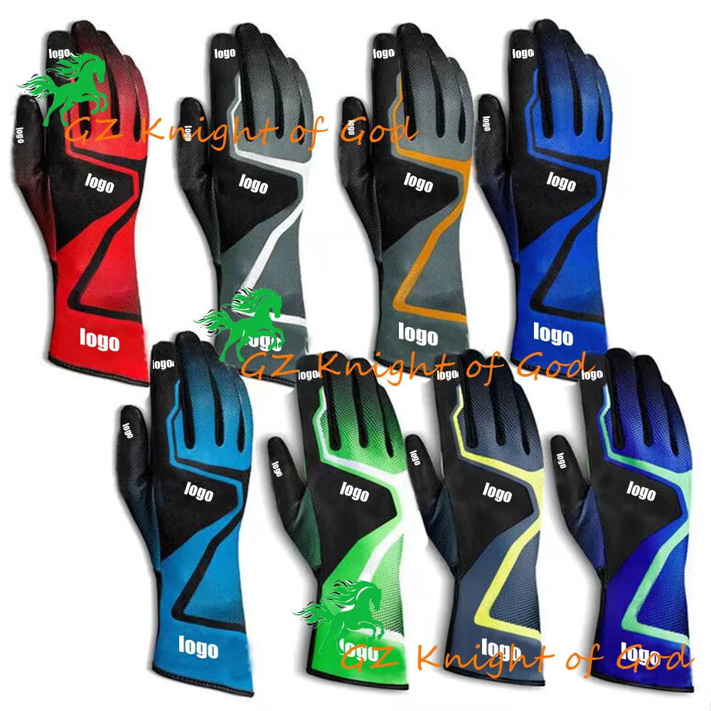 Go Karting Racing Gloves Silicone Non-slip Men Women Go Kart Race Gloves Off-road Vehicle Motorcycle Drift Rush Car Racing Glove