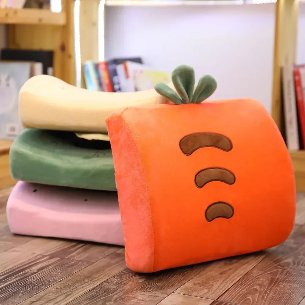 

Soft Memory Foam Fruit Lumbar Pillow Carrot Strawberry Pineapple Cactus Creative Cushion plush doll girl Children toys gift