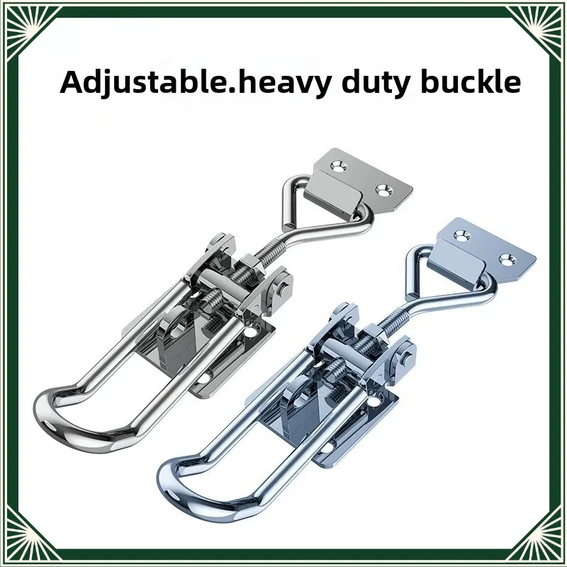 Heavy Duty Adjustable Latch 304 Stainless Steel Hardware Tension Lock Simple Door Bolt Industrial Clamping Fixture