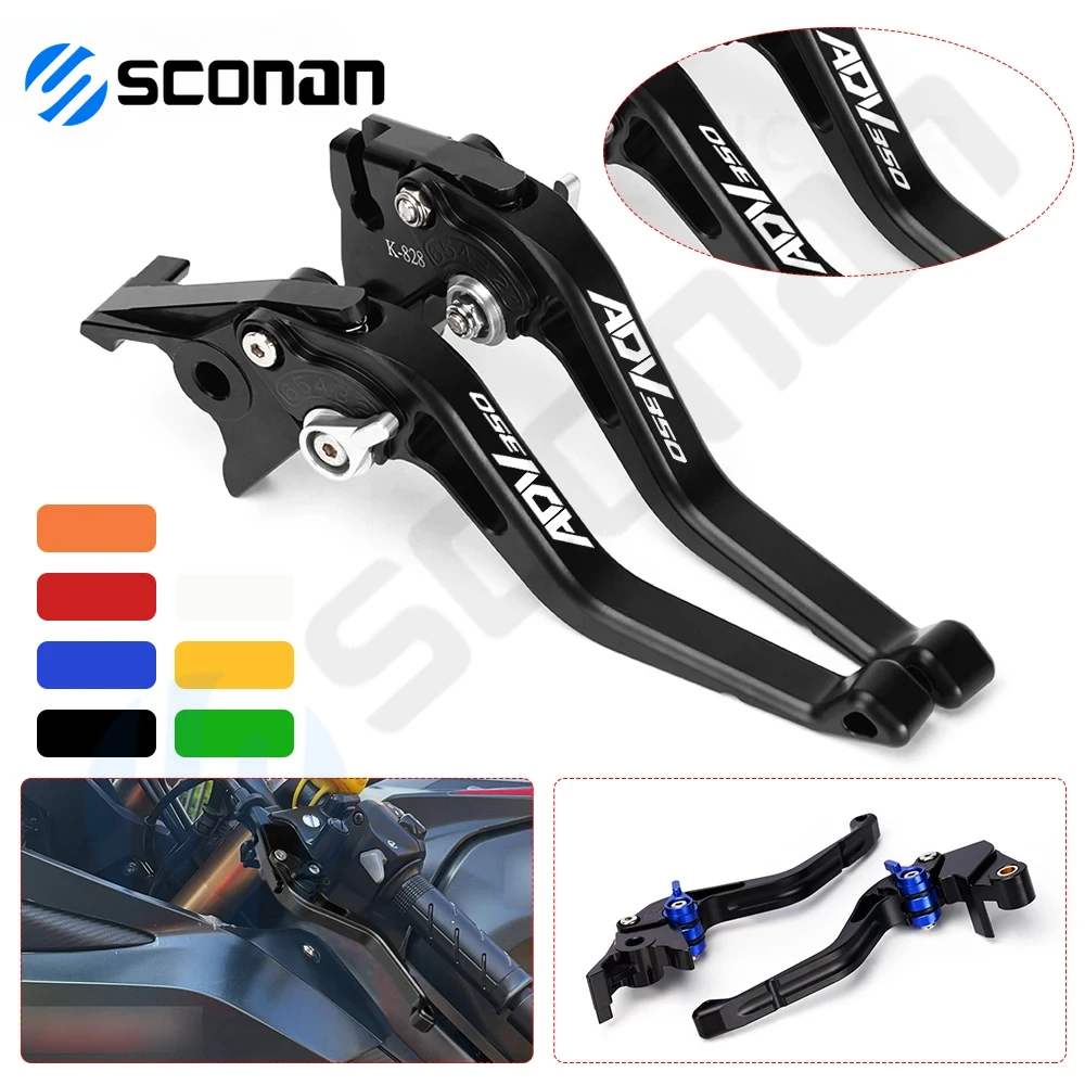 

Motorcycle Accessories CNC Aluminum Folding Extendable Brake Clutch Levers For Honda ADV 350 adv350 2021 2022 2023
