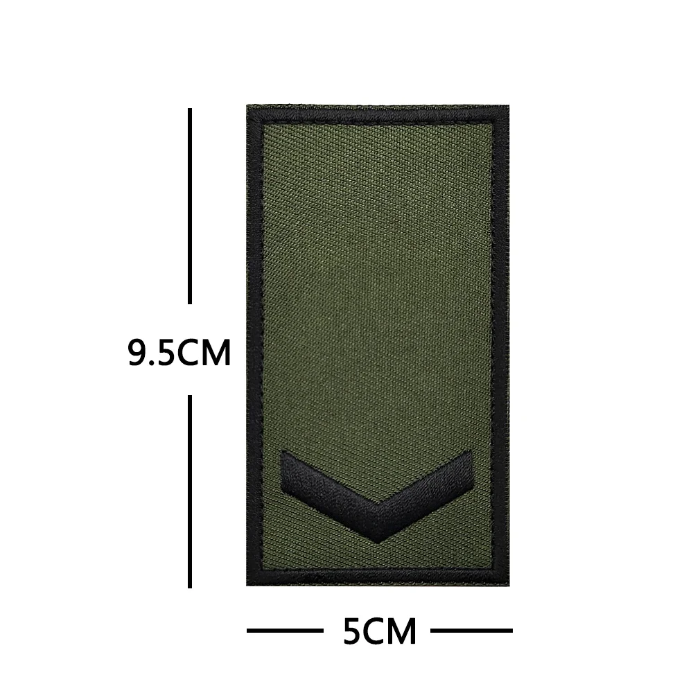 Army Rank EMBROIDERY PATCHES ישראל Embroidery Label Applique Fabric army rank Patch