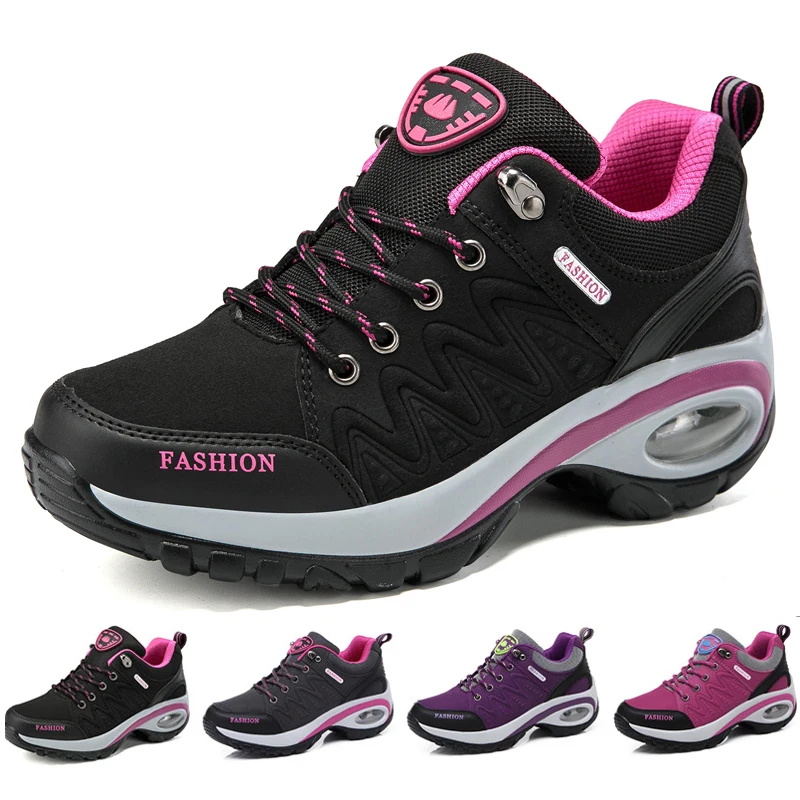 

Women's Autumn Boots with Platform shoes 2025 Luxury Sneakers Fashion Waterproof black Non-slip Wedges Snow Boots Woman Footwear