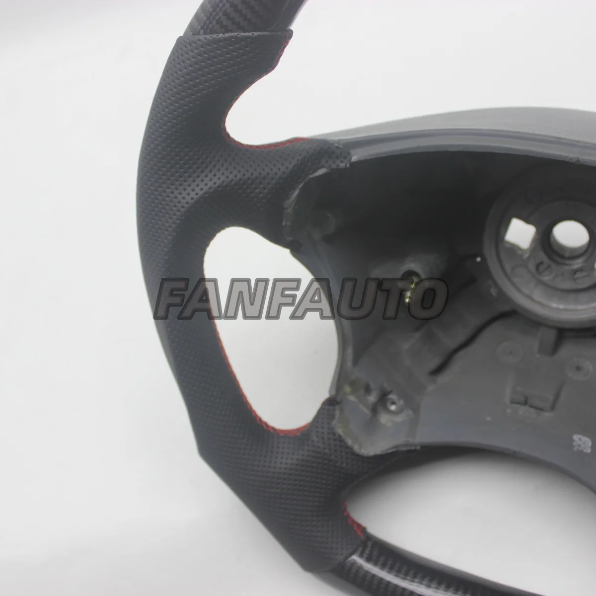 Replacement D Shape Real Carbon Fiber Steering Wheel with Leather for Benz W220 S-CLASS 1998-2005