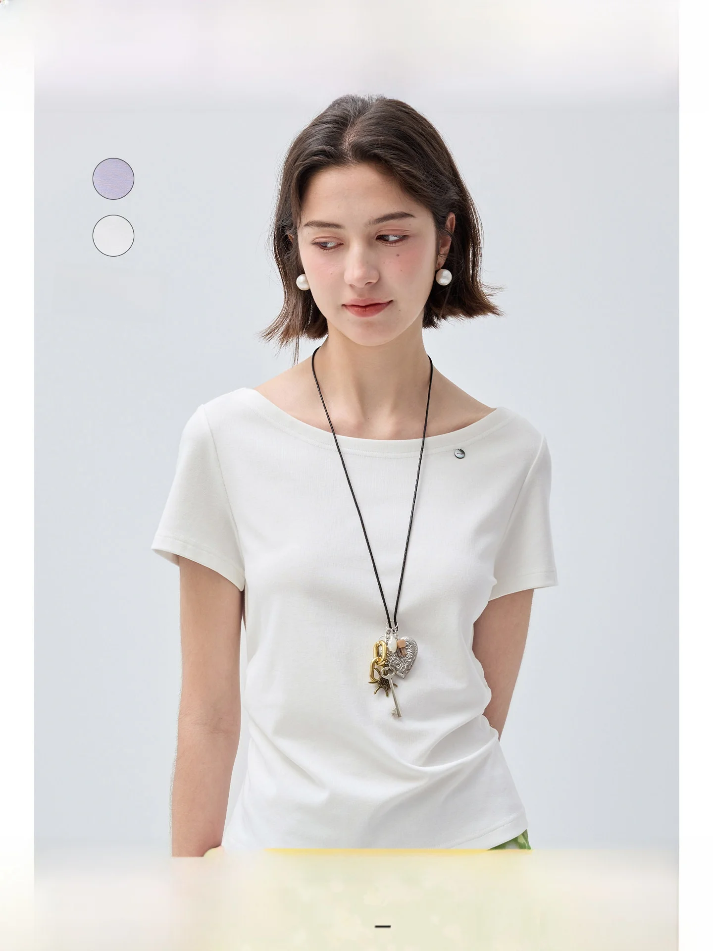 

plus Size Women's Slim Fit Short Sleeve T-Shirt Versatile Summer Casual Top for Plump Women Commute Friendly Breathable Material