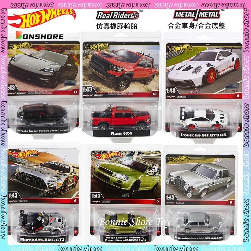 Hot Wheels Cultural Collection Series Car Model Alloy 1/43 Benz Dodge Ram4 Mustang Corvette Nissan Car Boy collection Toys Gift