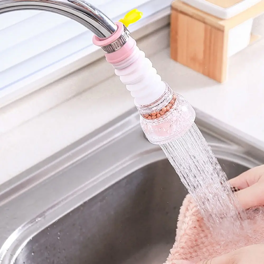 1Pcs 360 Degree Rotating Faucet Extension Splash-proof Shower Supplies Rotating Filter Kitchen Shower Home Use