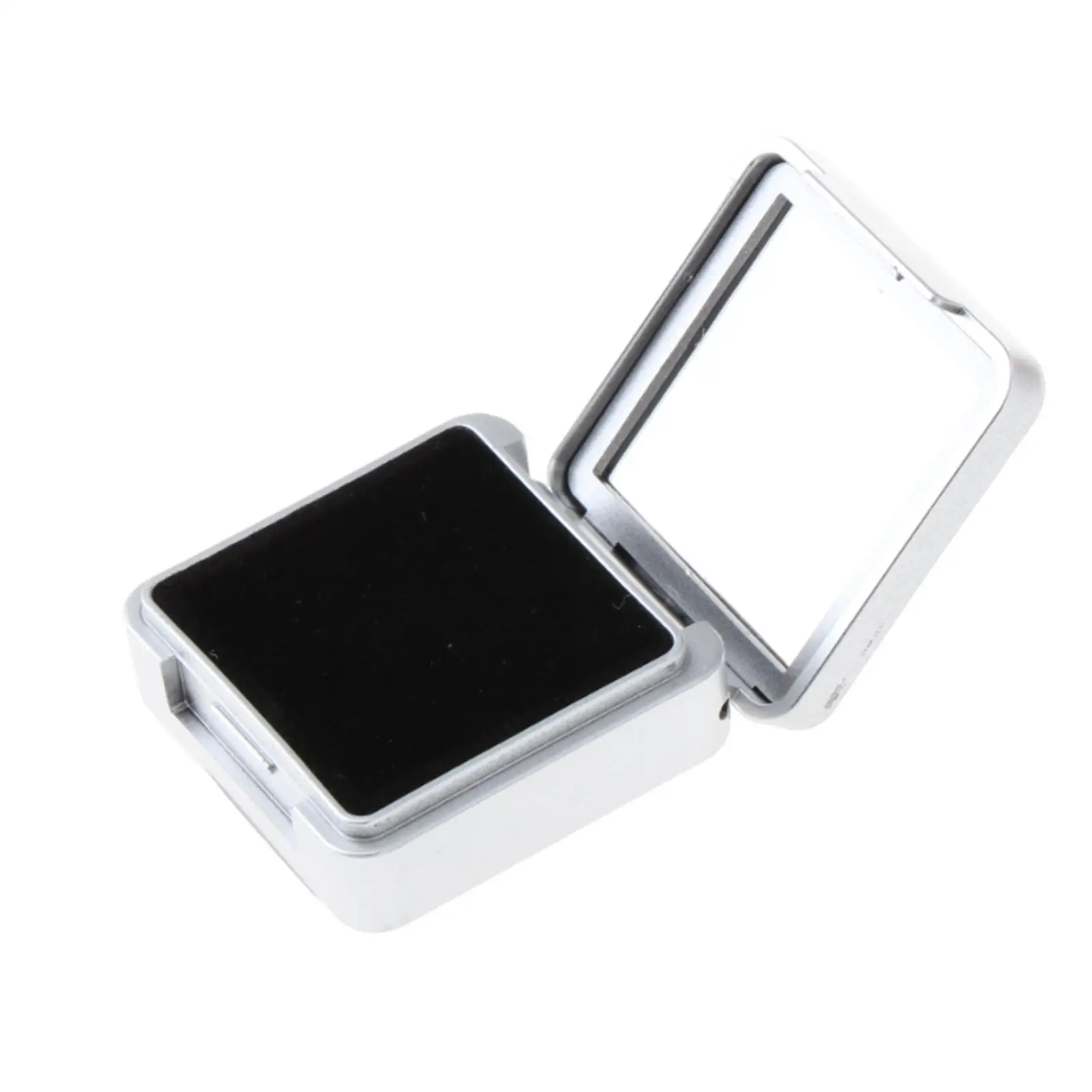 Gemstone Storage Box Small Mini Stone Box with Clear Lid Acrylic Jewelry Box Container for Collectibles Rings Nail Art Bead