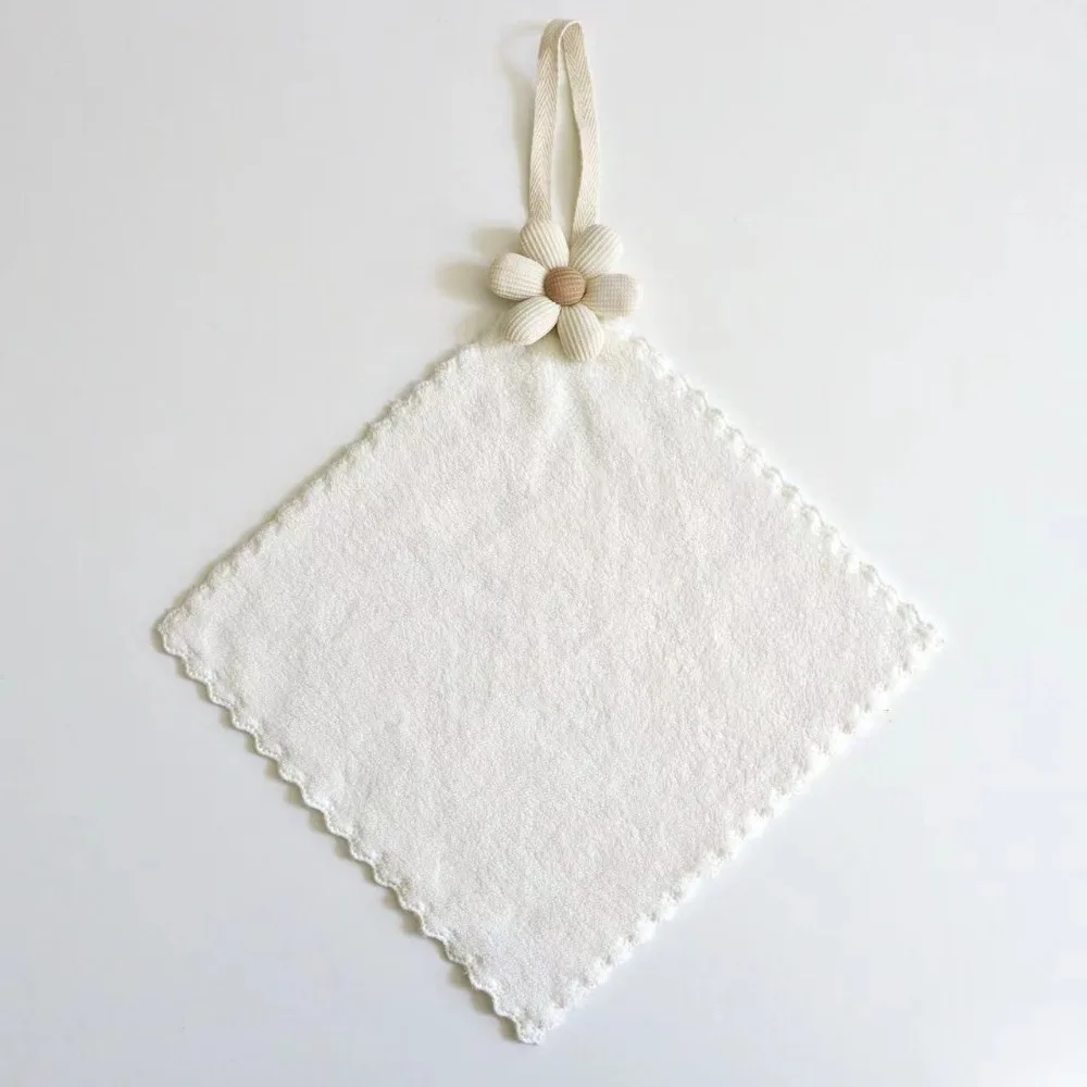 Reusable Coral Fleece Hand Towels Microfiber Cute Design Fingertip Towels Super Absorbent Microfiber Towels Use