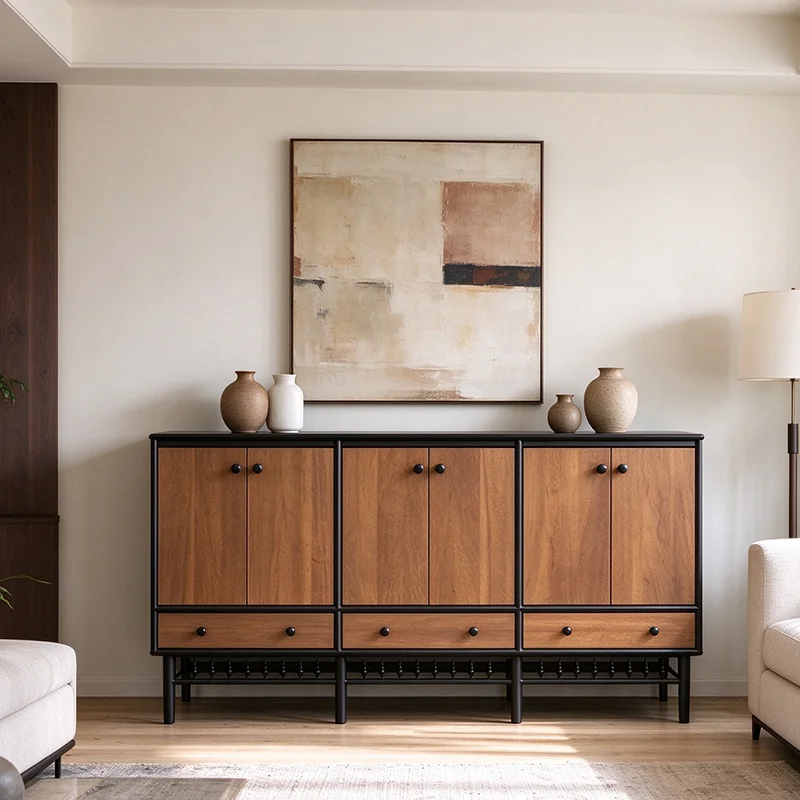 Design Retro Living Room Cabinets Storage Minimalist Aesthetic Elegant Living Room Cabinets Unique Rustic Mueble Salon Furniture