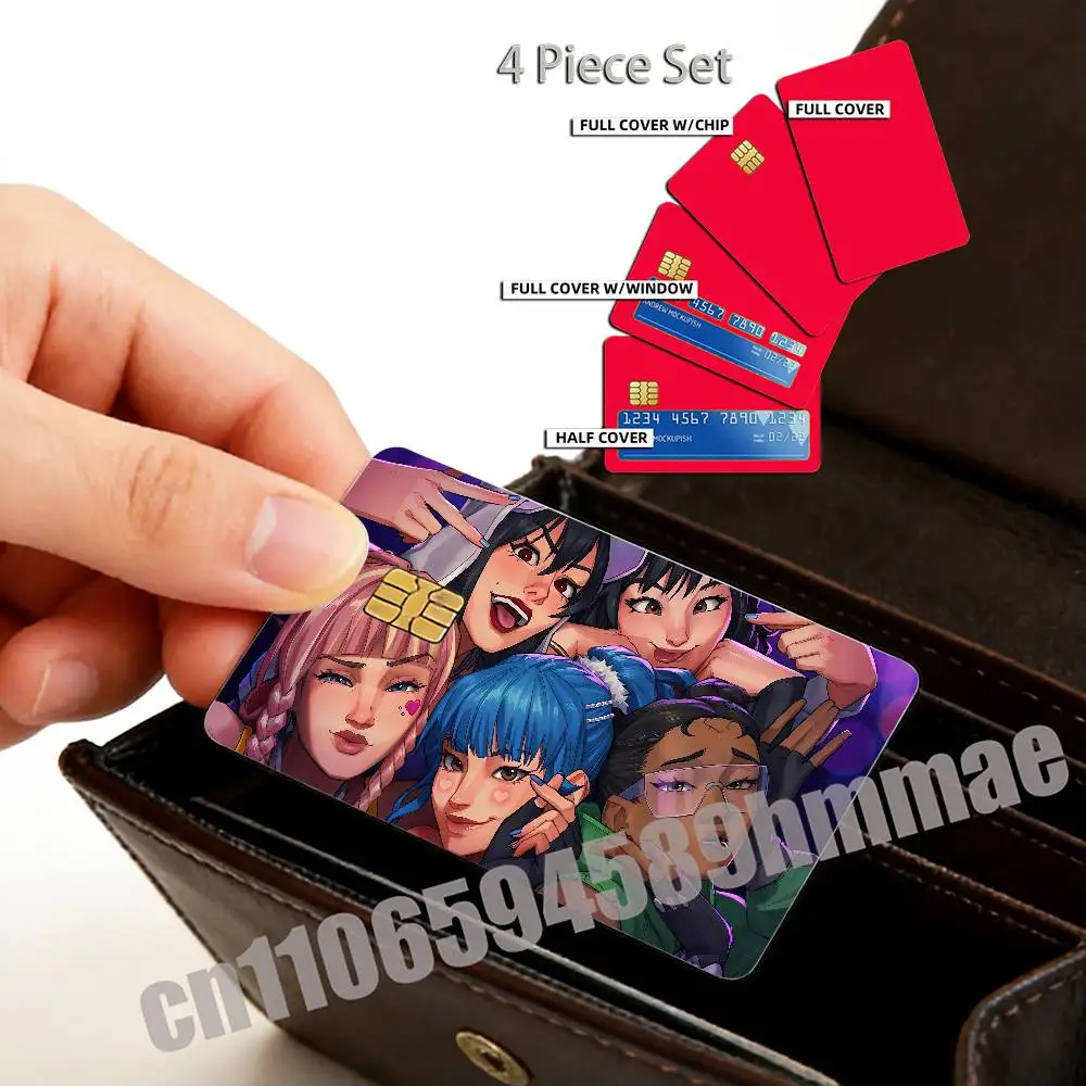 For O-Overwatch Wuyang Mizuki Sticker Paper Skin ID Bank Credit
